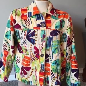 EUC colorful jacket lined